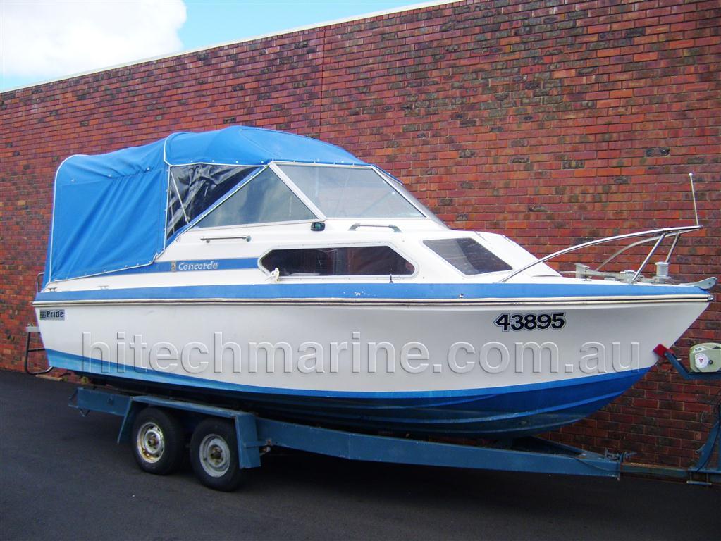 Fuel injected V6 Mercruiser Engine Repowered into Pride Concorde