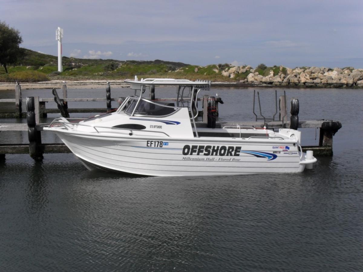 Mercruiser V6 MPI Engine fitted to Quintrex 670 Offshore with Alpha 1 Drive