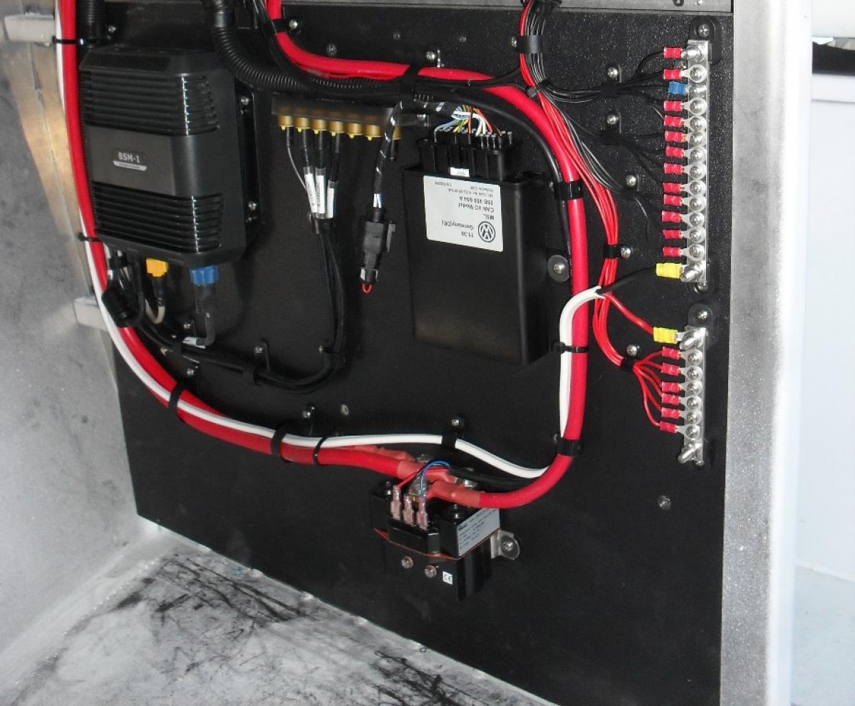 Simrad electronics & wiring fit out by Hitech Marine