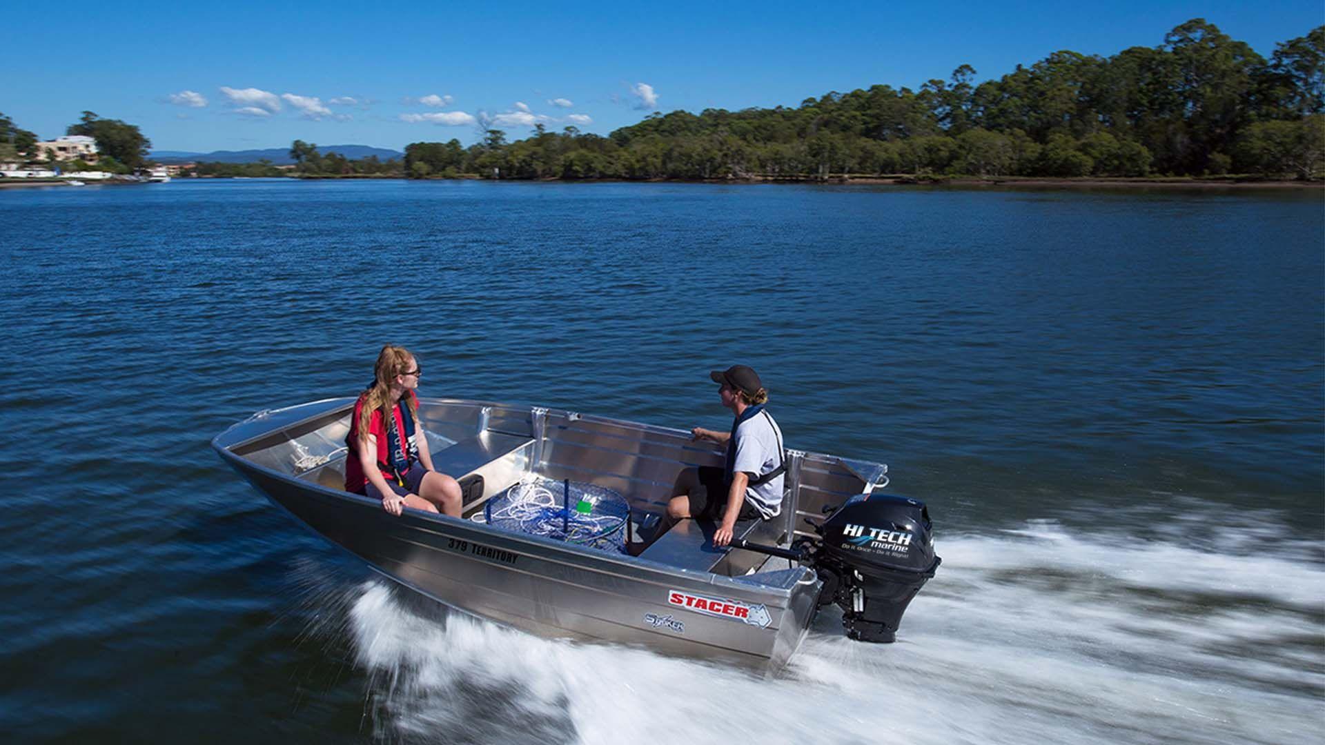 Stacer 379 Territory Striker Punt/Dinghy Hybrid Aluminium Tinny/Dinghy