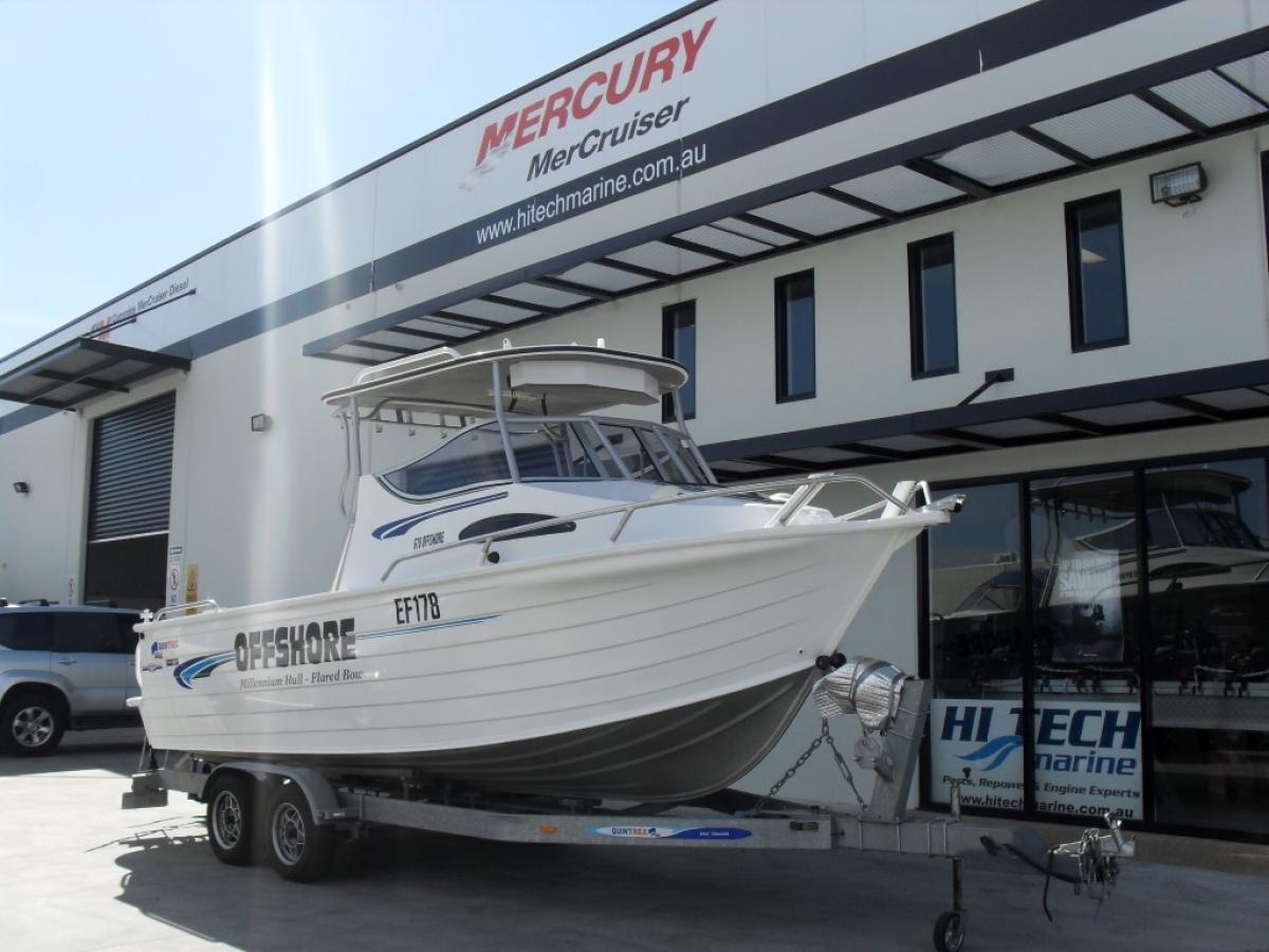 Quintrex 670 Offshore Repowered with a 4.3L MerCruiser MPI and Alpha 1 Generation II
