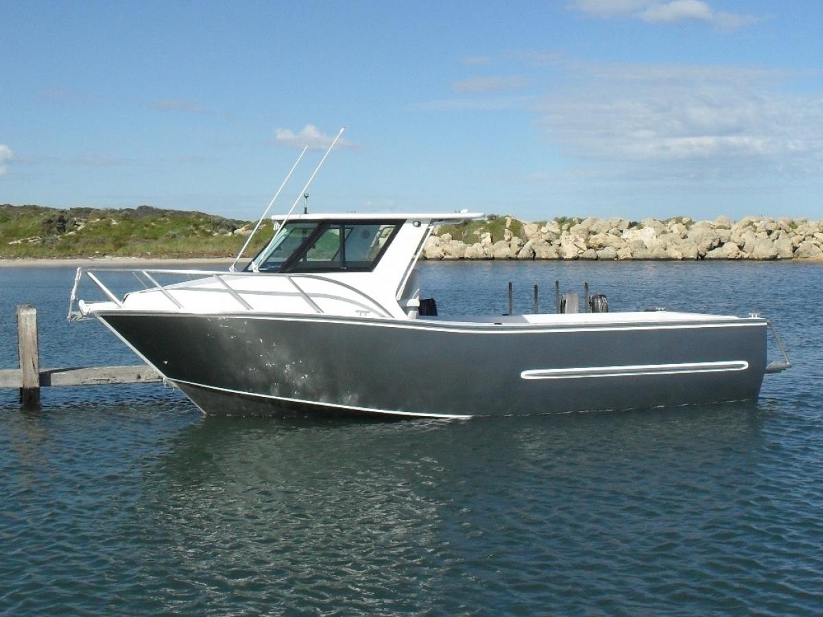Aluminium 7.5M Plate Powered with Mercruiser Diesel 350hp TDI Twin Turbo