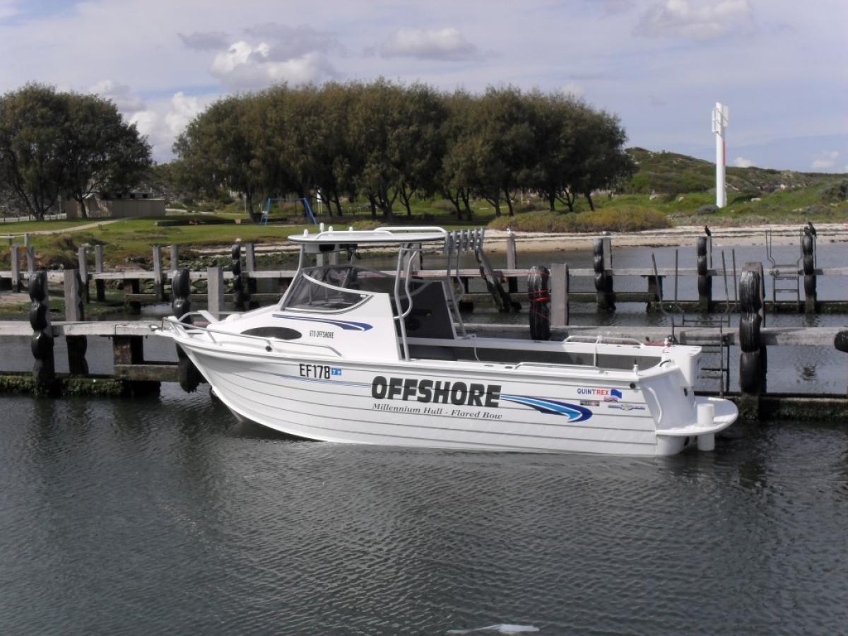 Quintrex 670 Offshore Repowered with a 4.3L MerCruiser MPI and Alpha 1 Generation II