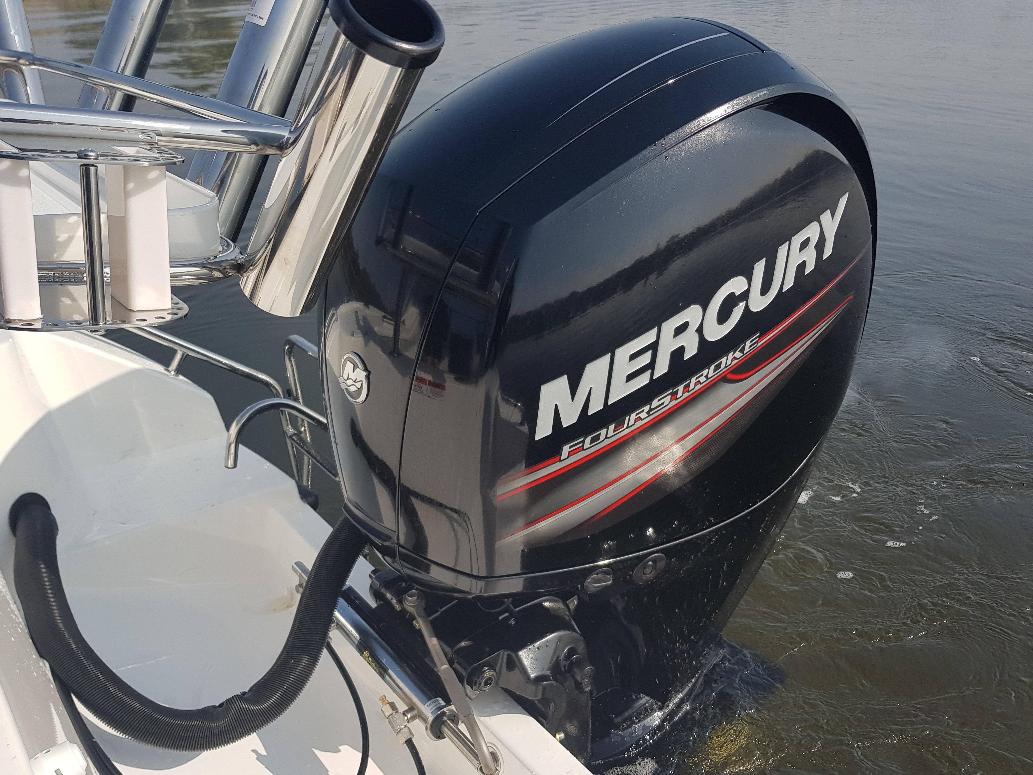 Mercury fourstroke outboard 150 HP fitted to Whittley Boat