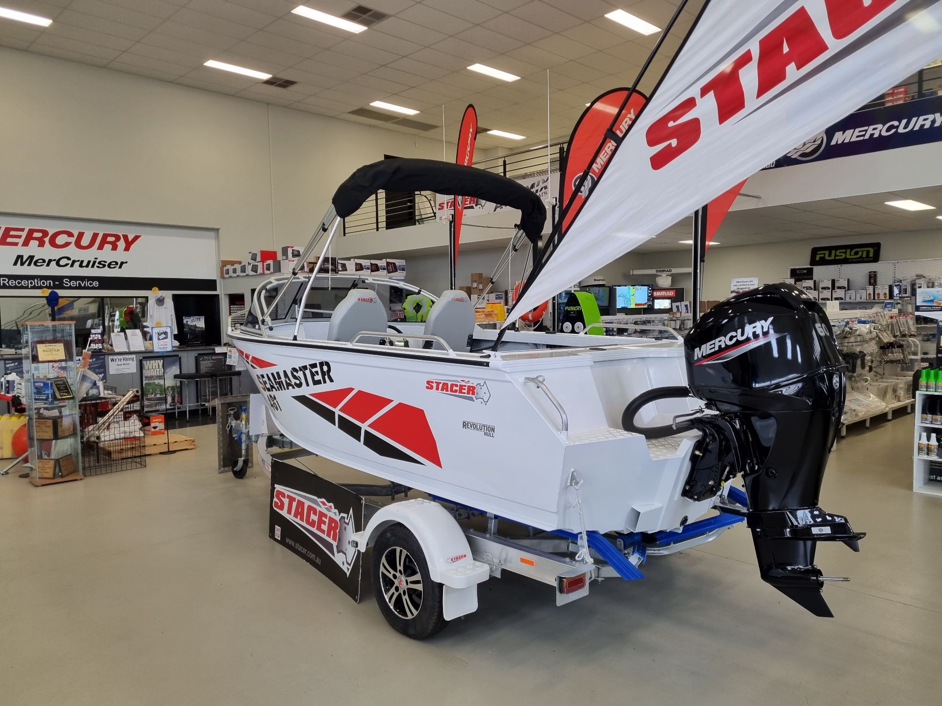 Stacer 481 Seamaster Affordable Aluminium Runabout / All Rounder Perth WA