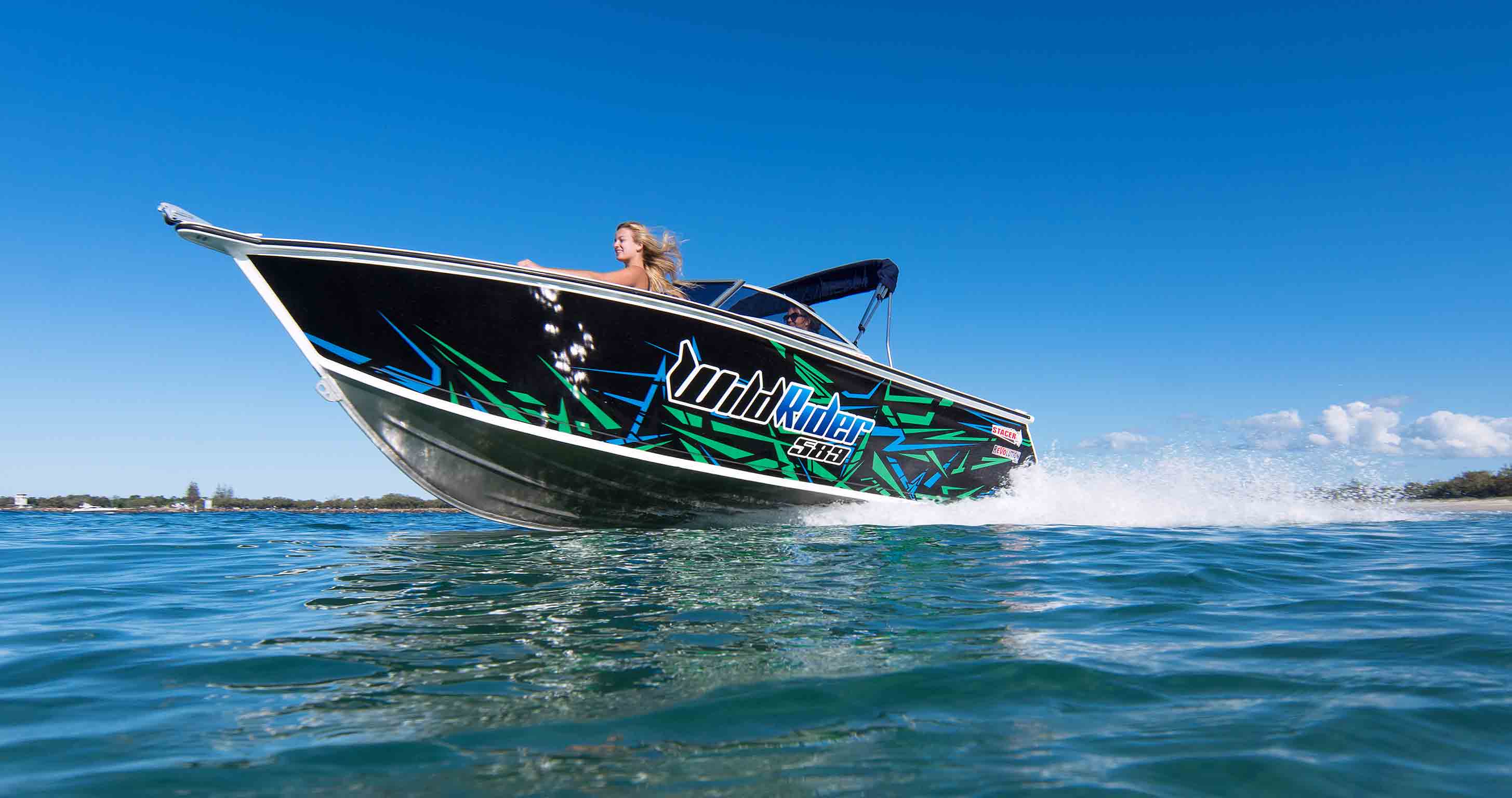 Stacer 589 Wild Rider Aluminium Bow Rider - Australian Made