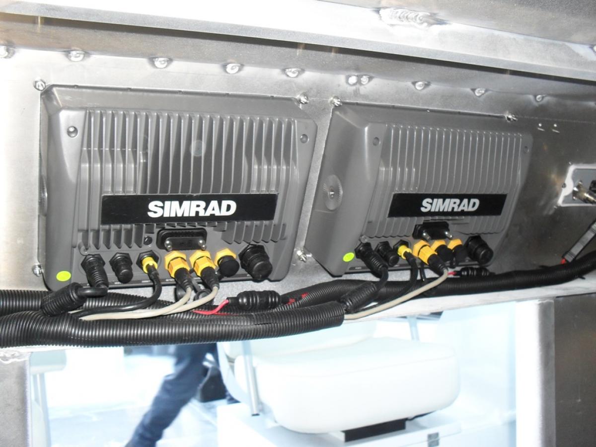 Simrad electronics fit out by Hitech Marine