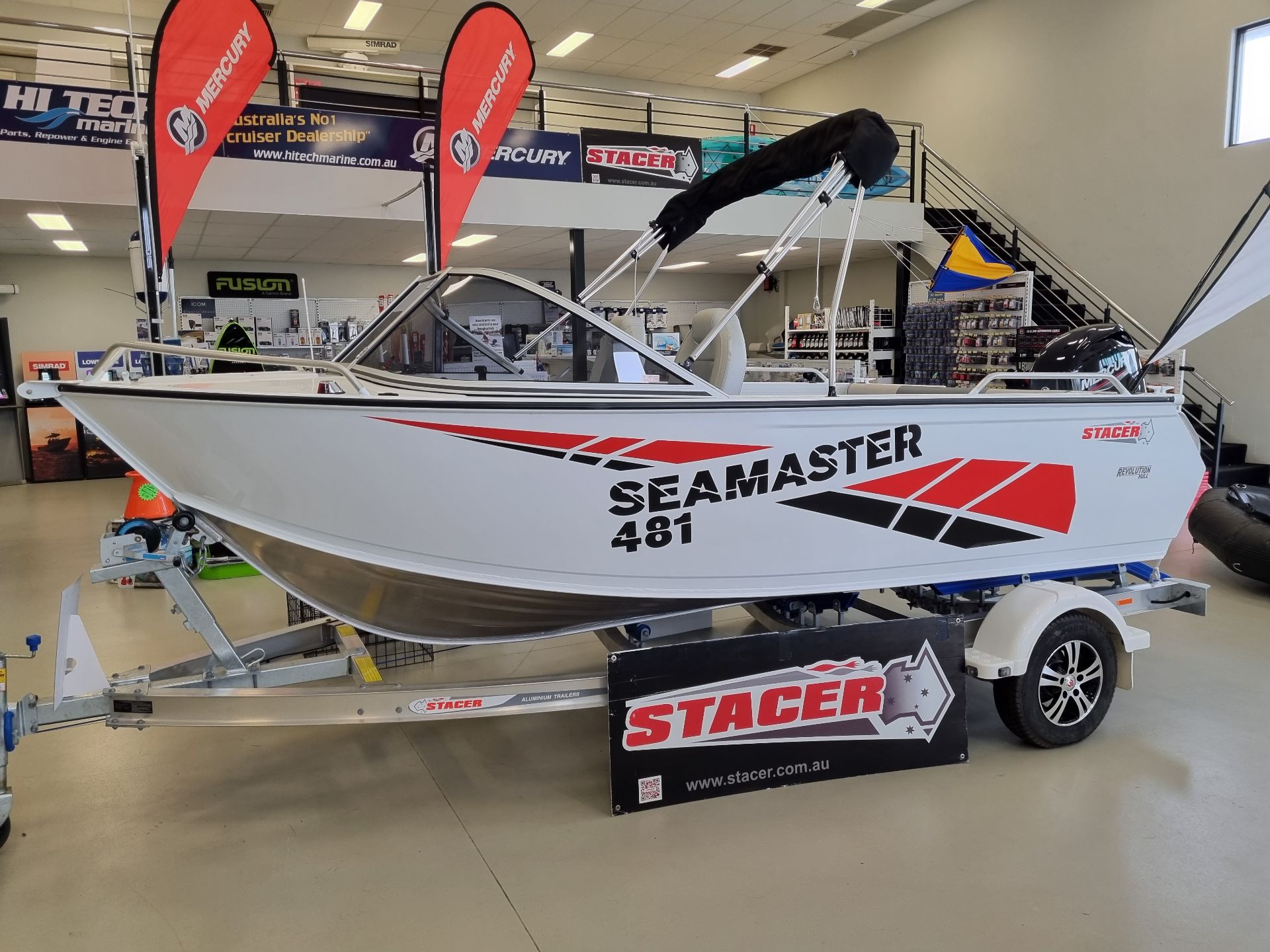 Stacer 481 Seamaster Affordable Aluminium Runabout / All Rounder Perth WA