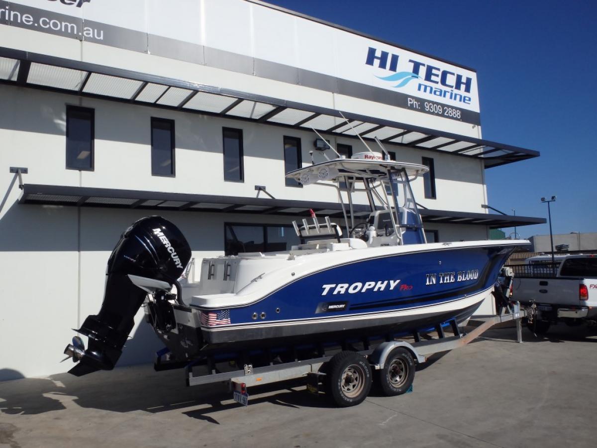 Trophy 2503 Repowered with a Mercury 300hp Supercharged Verado by Hitech Marine Western Australia