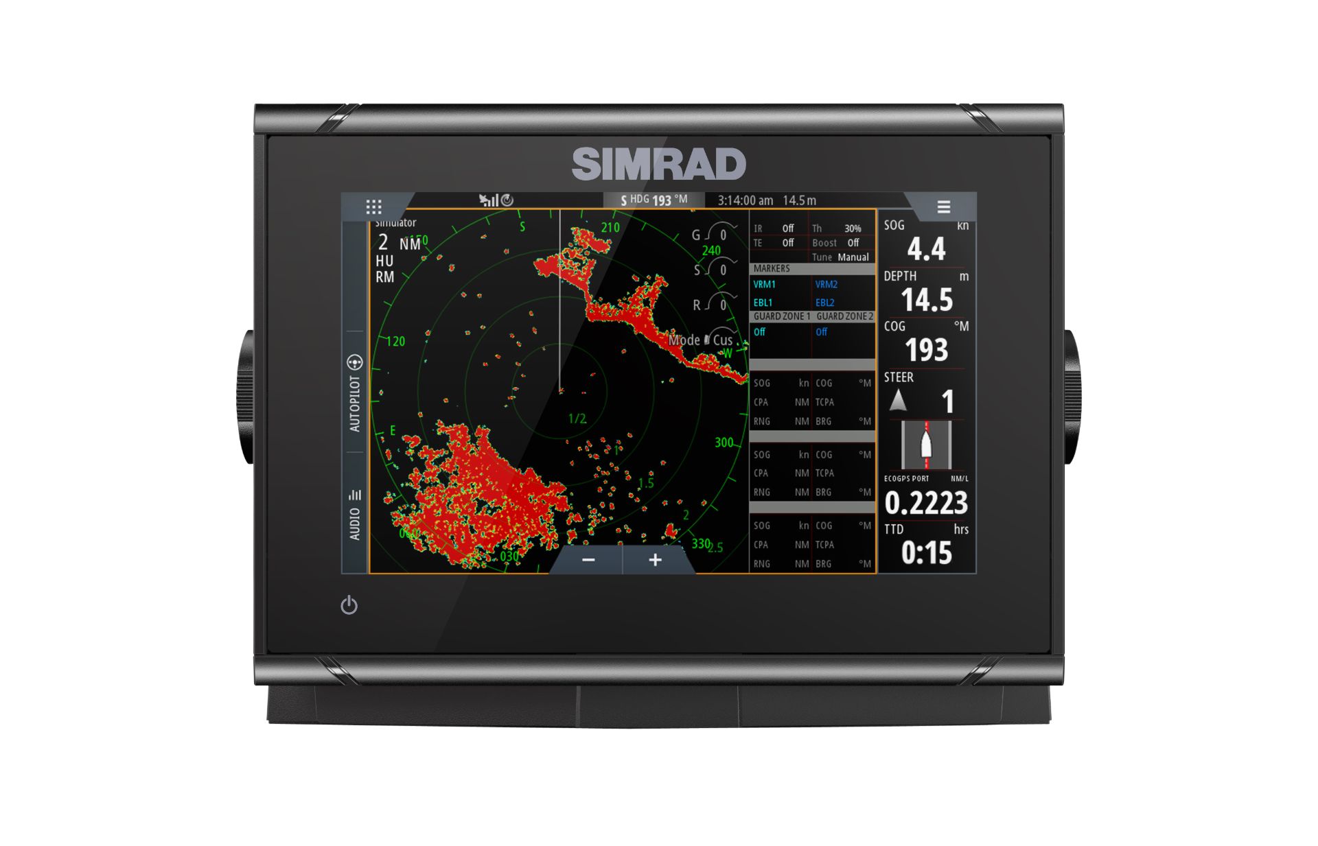 Simrad GO7 XSR with Active Imaging 3-in-1 Transducer +AUS/NZ Nav+ Card Available from Hitech Marine