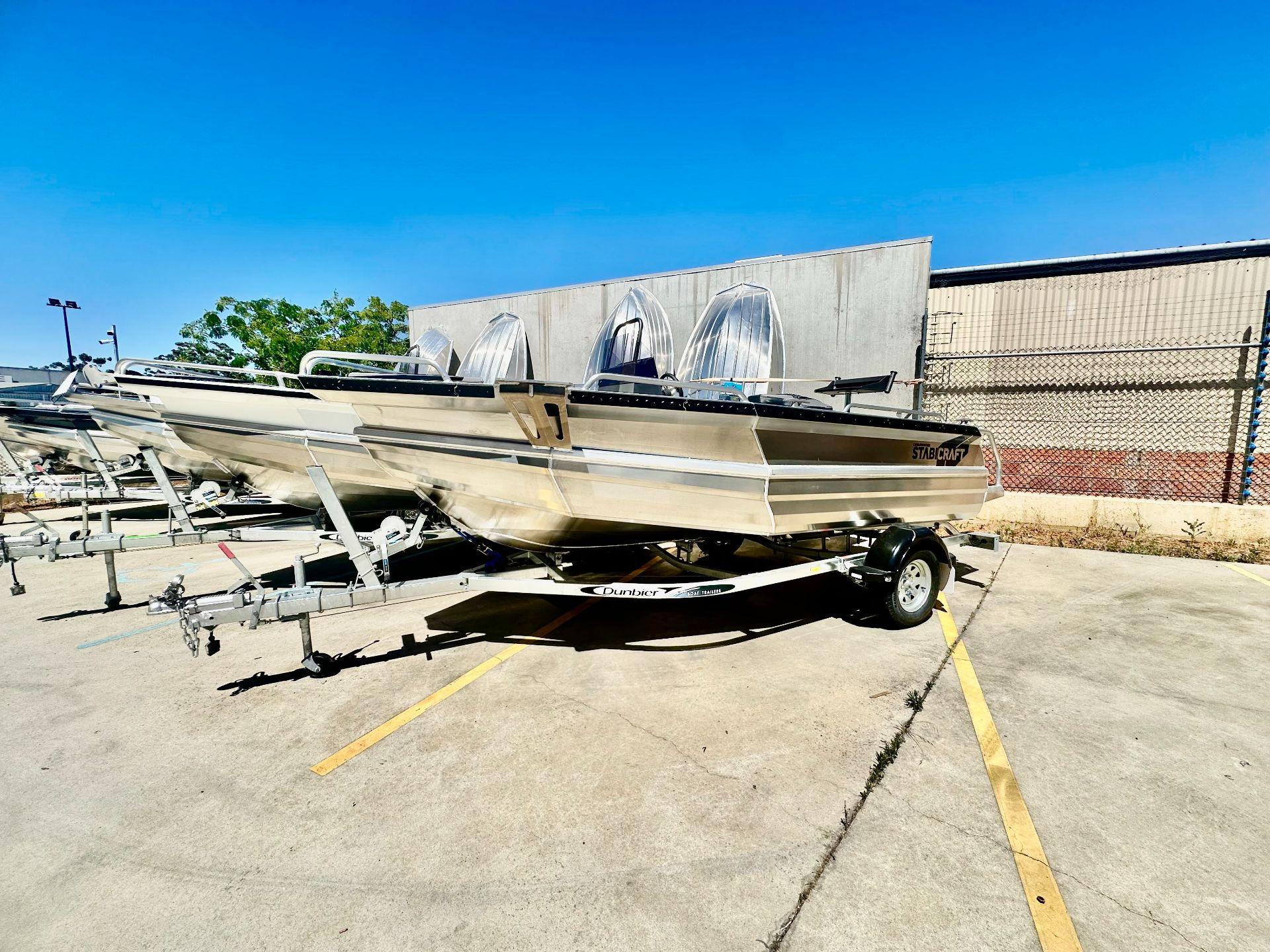 Stabicraft 1550 Sportfish + Mercury 75hp Boat, Motor, Trailer Package in stock now!