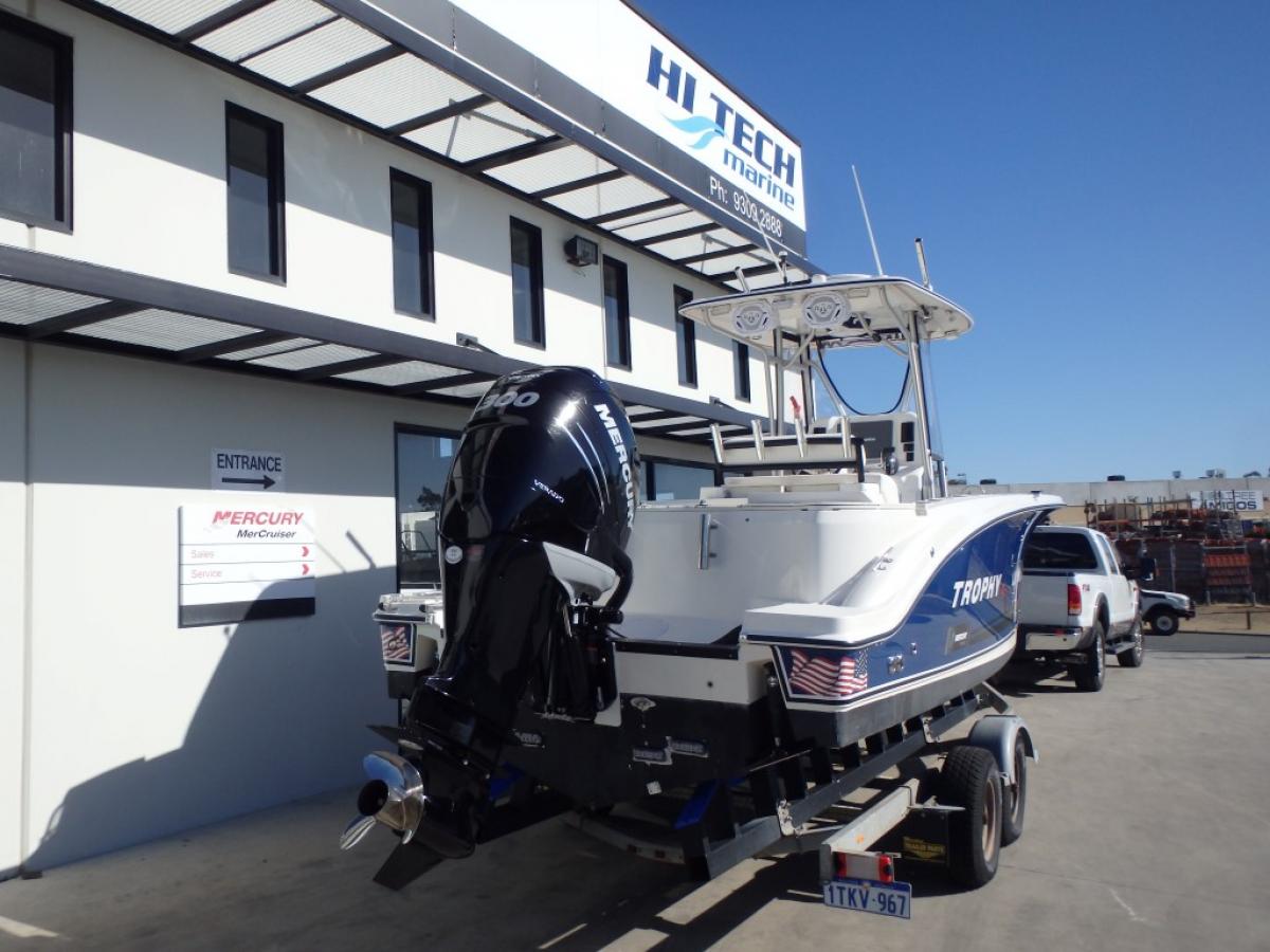 Trophy 2503 Repowered with a Mercury 300hp Supercharged Verado by Hitech Marine Western Australia