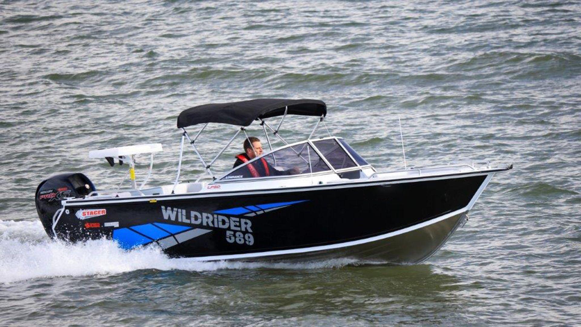 Stacer 589 Wild Rider Aluminium Bow Rider - Australian Made Stacer Boats for Sale Western Australia