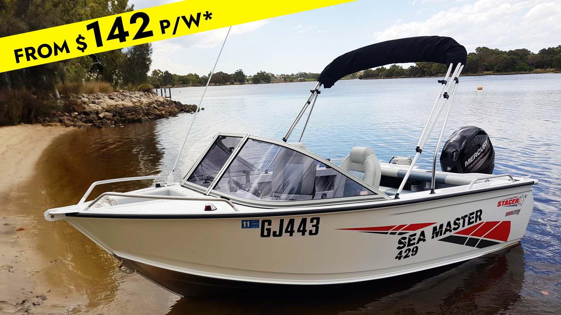 Stacer 429 Seamaster Aluminium Runabout - Small in Size mighty in adventure