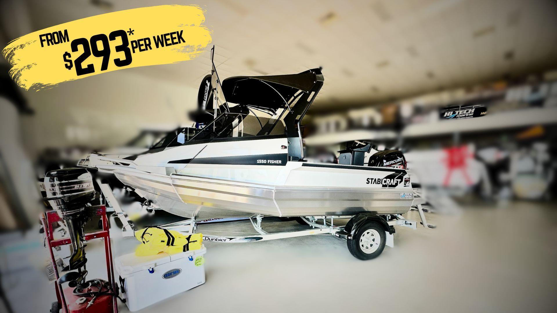 Stabicraft 1550 Fisher - Profish with Mercury 75hp - in stock Now Hitech Marine Wangara