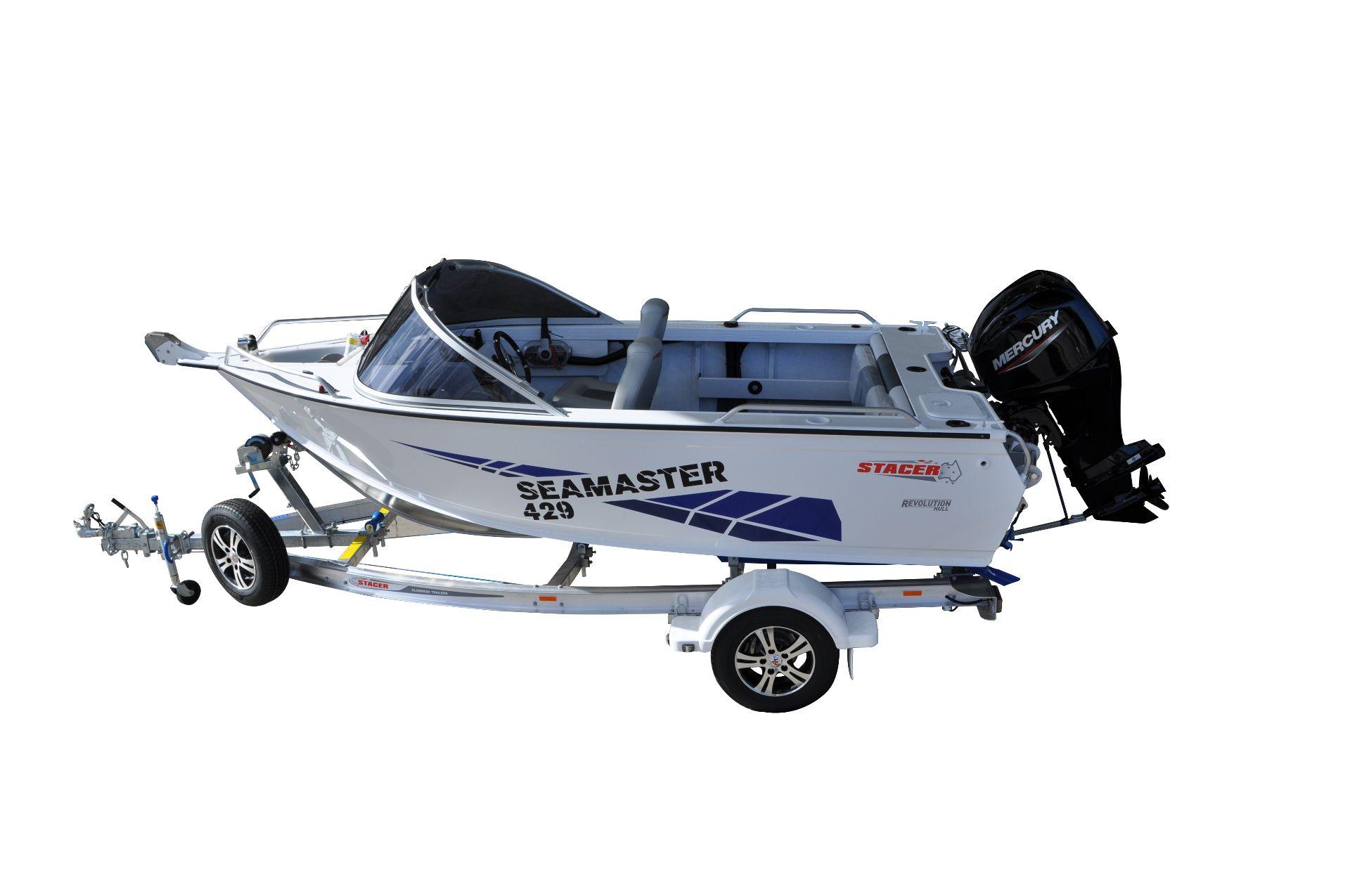 Stacer 429 Seamaster Aluminium Runabout - Small in Size mighty in adventure