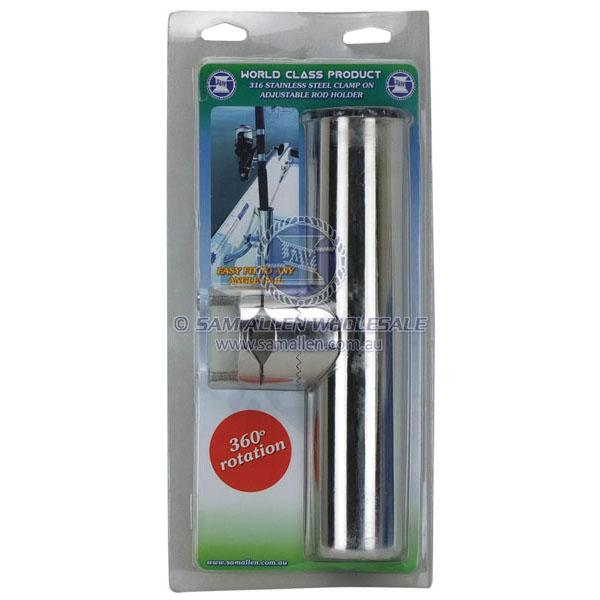 Relaxn® Rod Holder 32 - Clamp on adjustable stainless steel Part #49129