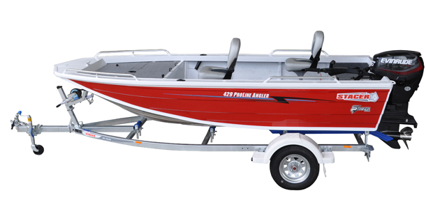 Stacer 429 Proline Angler Aluminium Tinnys Dinghys perth WA