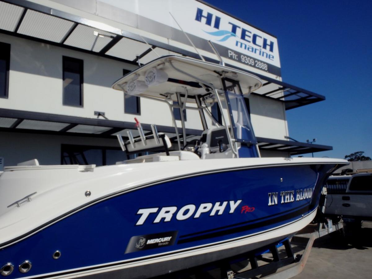 Trophy 2503 Repowered with a Mercury 300hp Supercharged Verado by Hitech Marine Western Australia