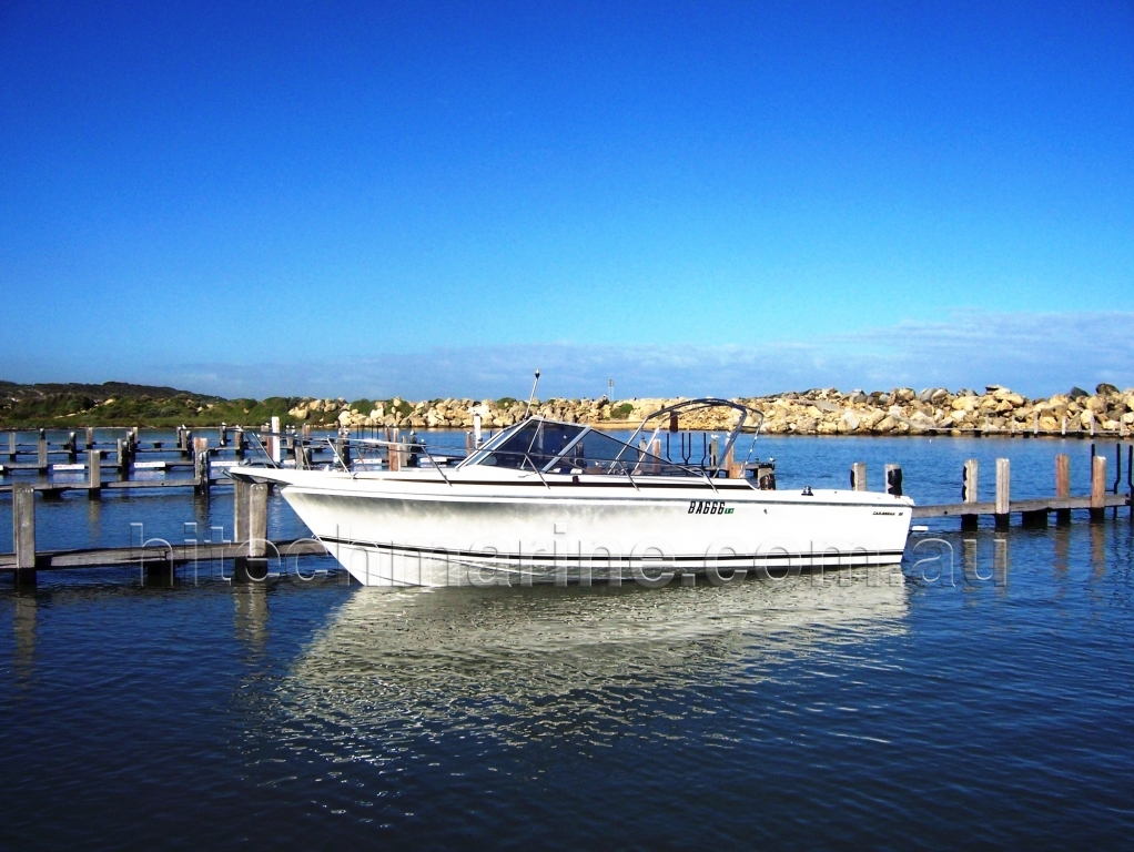 Mercruiser V6 Twin Repower with Alpha Drives fitted to Caribbean 26 Runabout