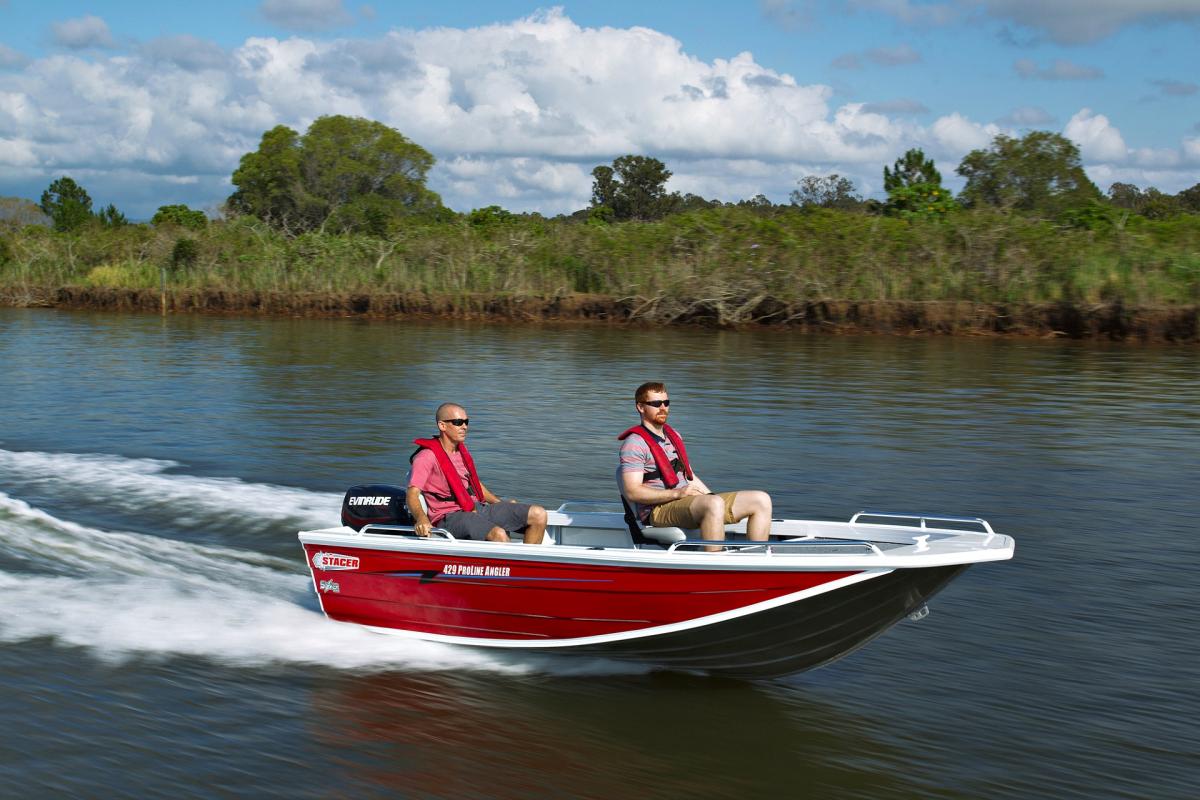 Stacer 429 Proline Angler Aluminium Tinnys Dinghys perth WA