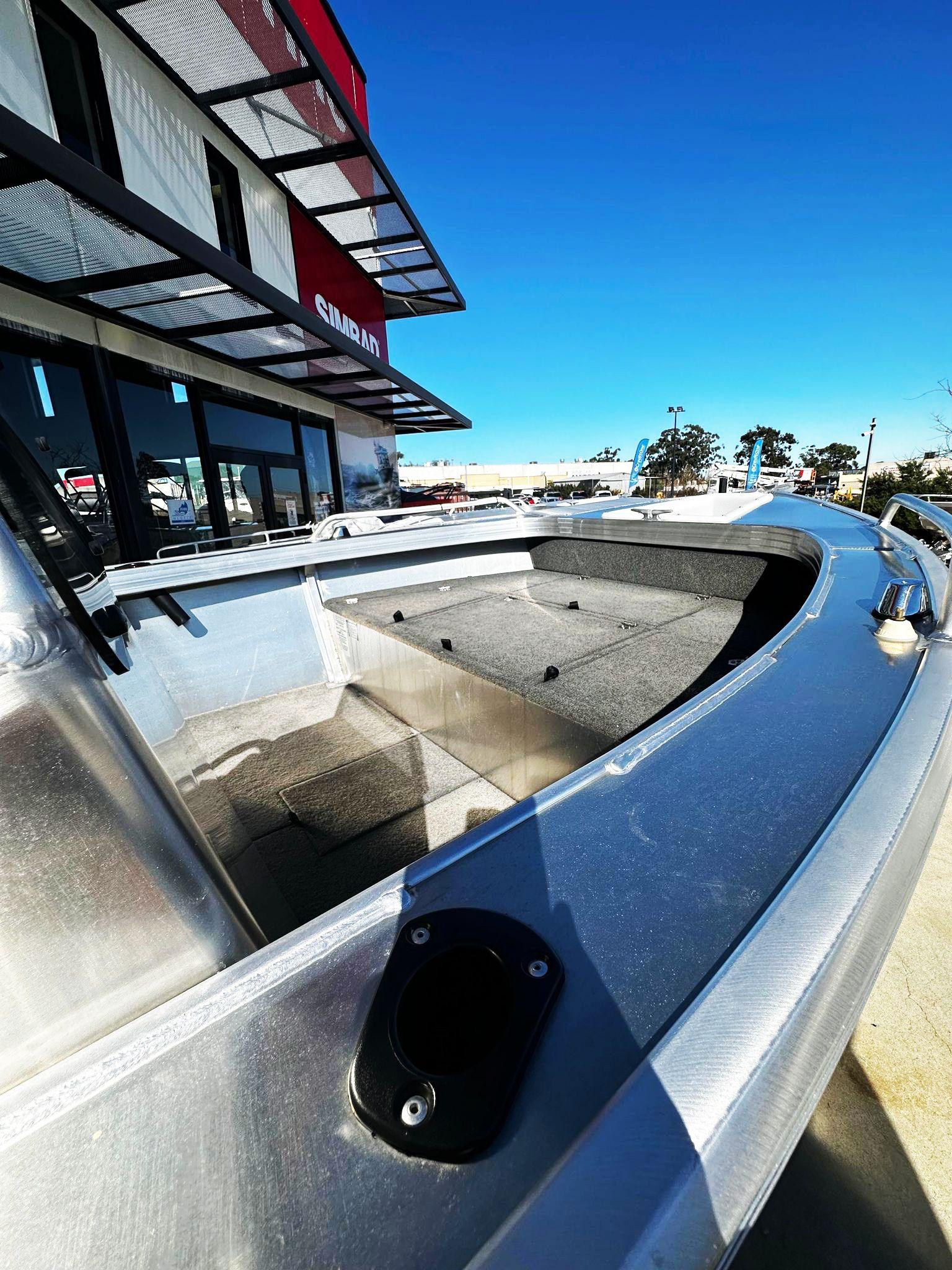 Stacer Aluminium 449 Outlaw Side Console + Mercury 60HP Fourstroke + Stacer Aluminium Trailer - Boat