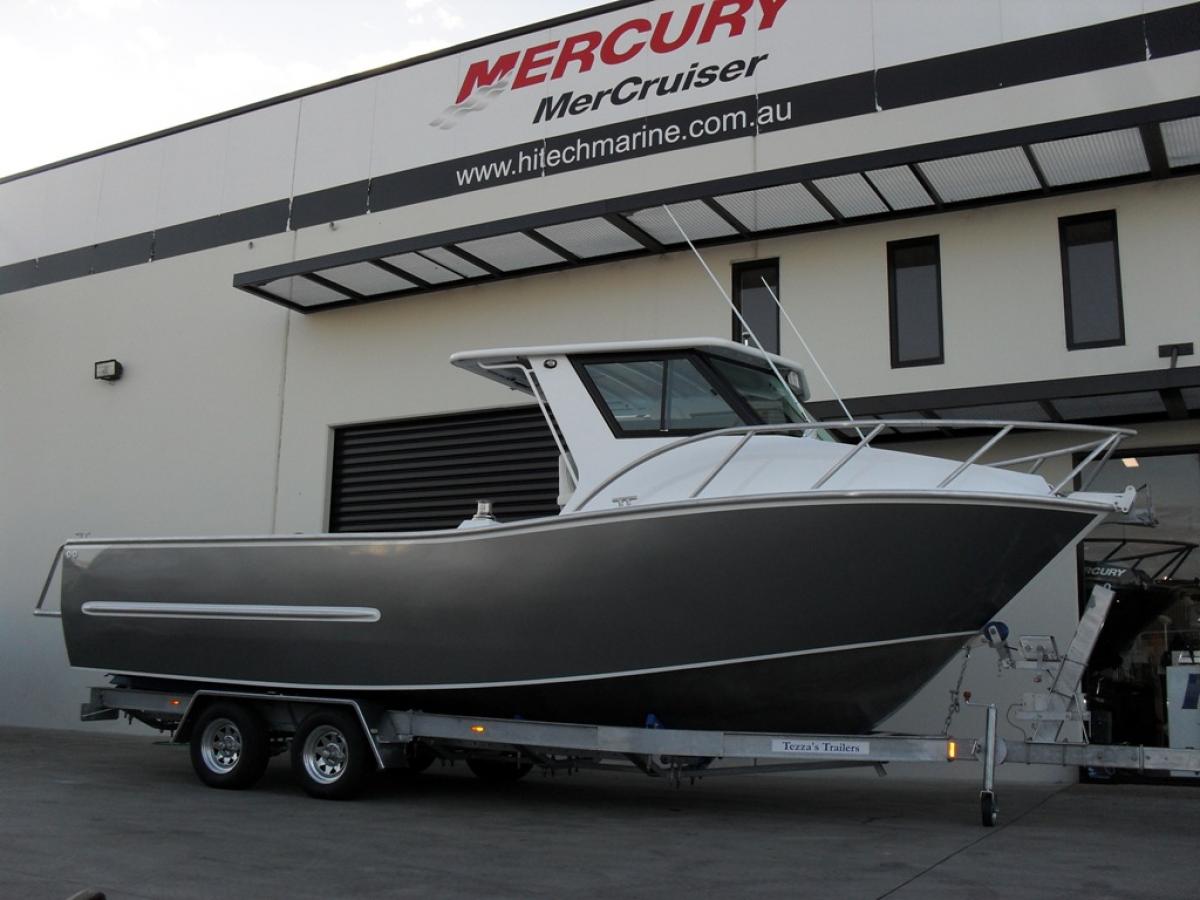 Aluminium 7.5M Plate Powered with Mercruiser Diesel 350hp TDI Twin Turbo