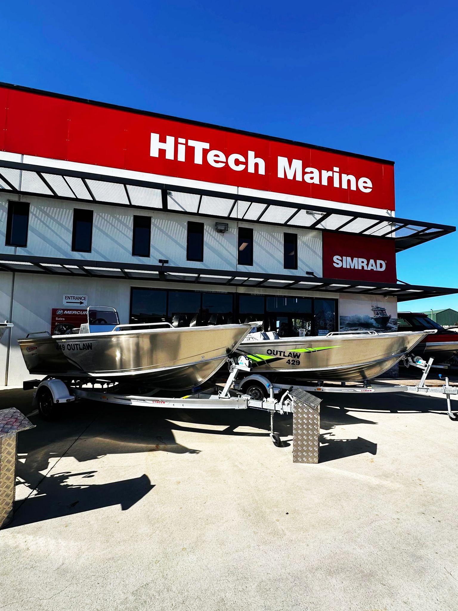 Stacer Aluminium 449 Outlaw Side Console + Mercury 60HP Fourstroke + Stacer Aluminium Trailer - Boat