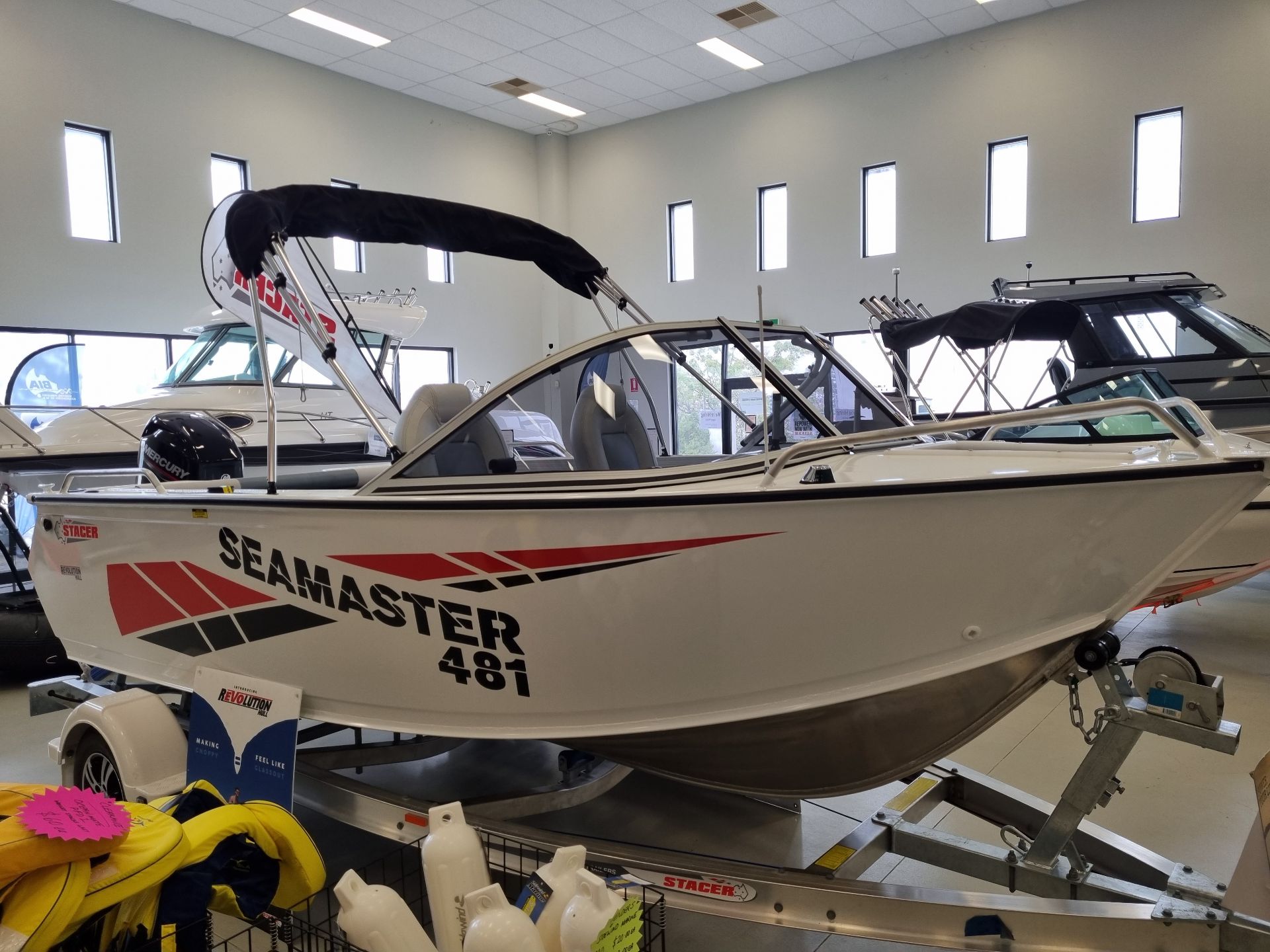 Stacer 481 Seamaster Affordable Aluminium Runabout / All Rounder Perth WA