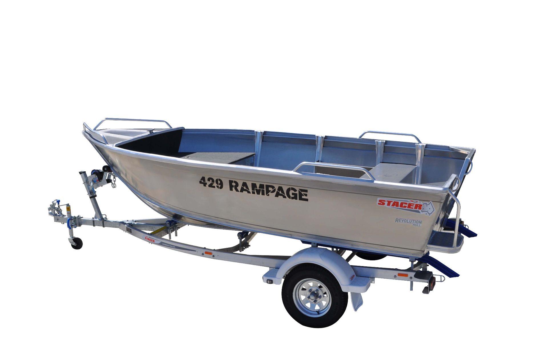 Stacer Aluminium 429 Rampage Boat Package Dinghy / Tinny Perth WA Aluminium Boat sales Perth WA Wang