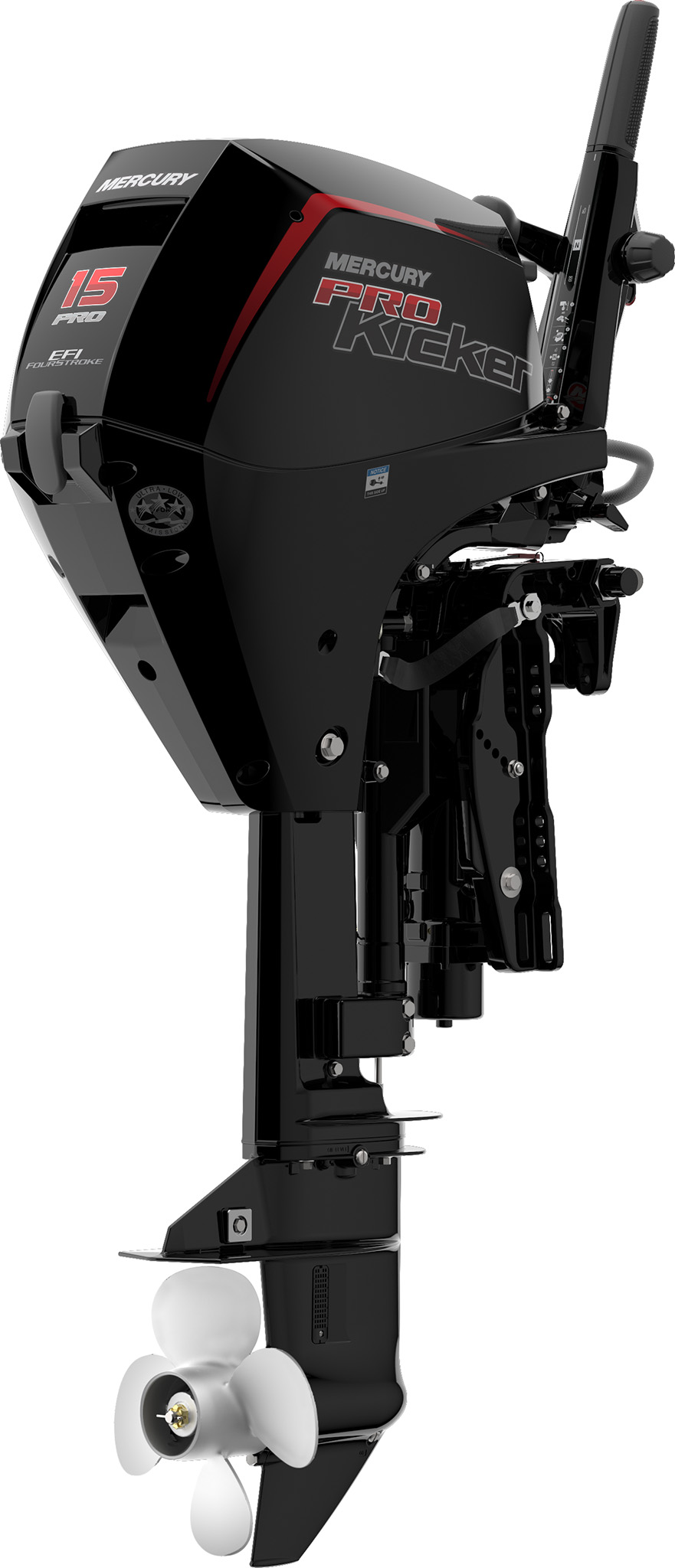 Mercury Outboards 15hp pro kicker Tiller Steer Perth WA